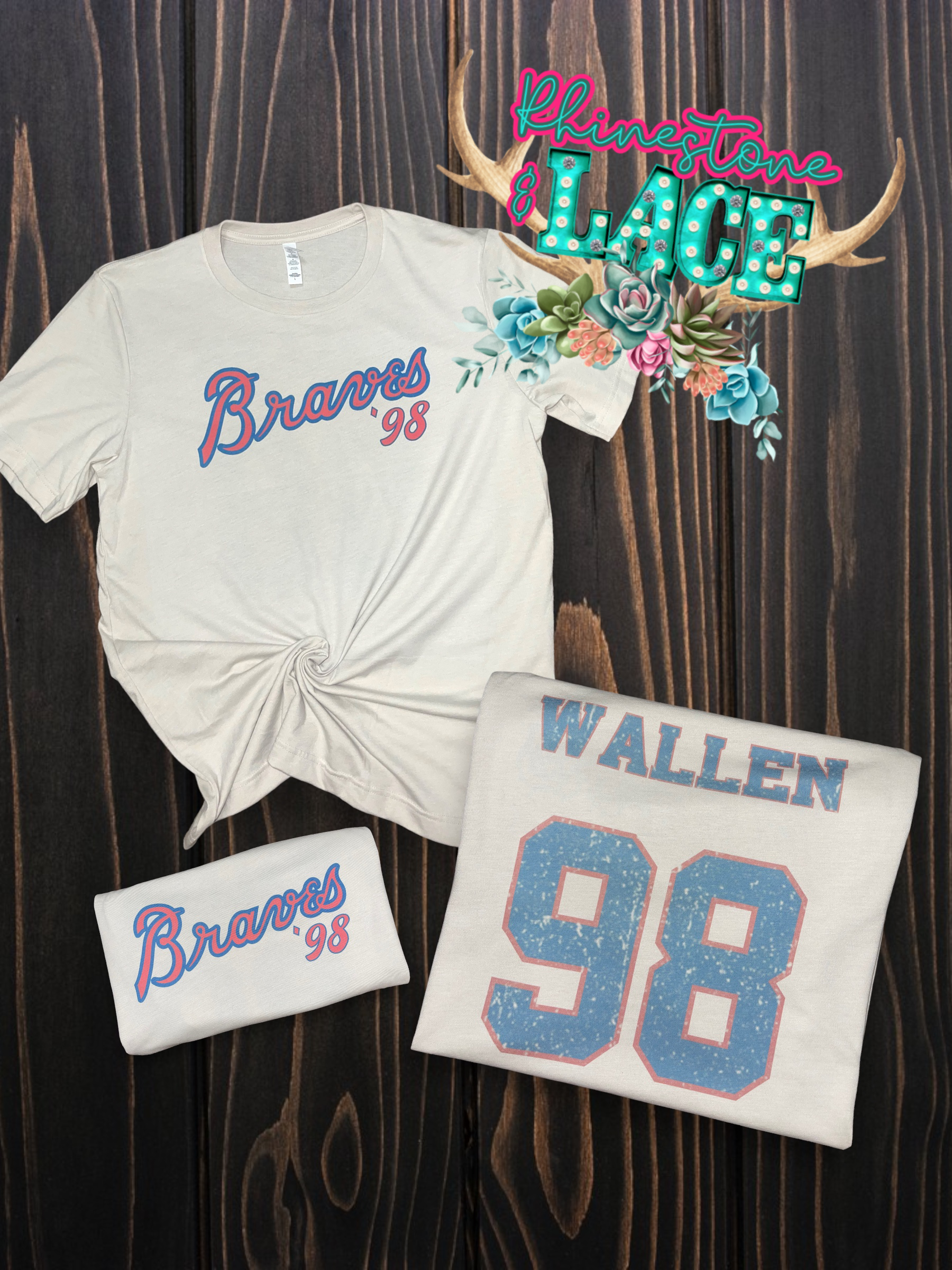 Wallen Braves 98 Jersey Tee – Amazing Lace