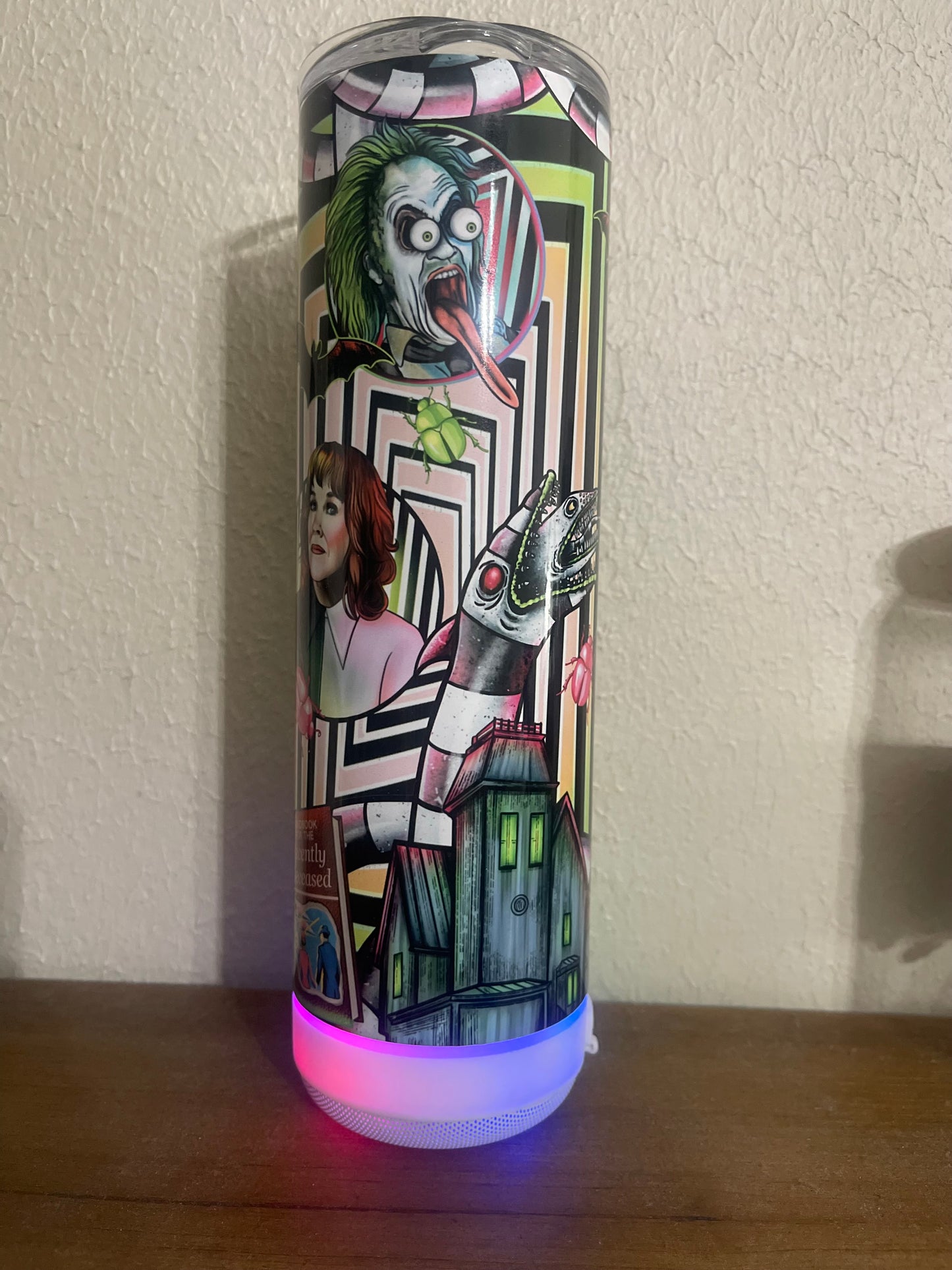 BeetleJuice speaker tumbler