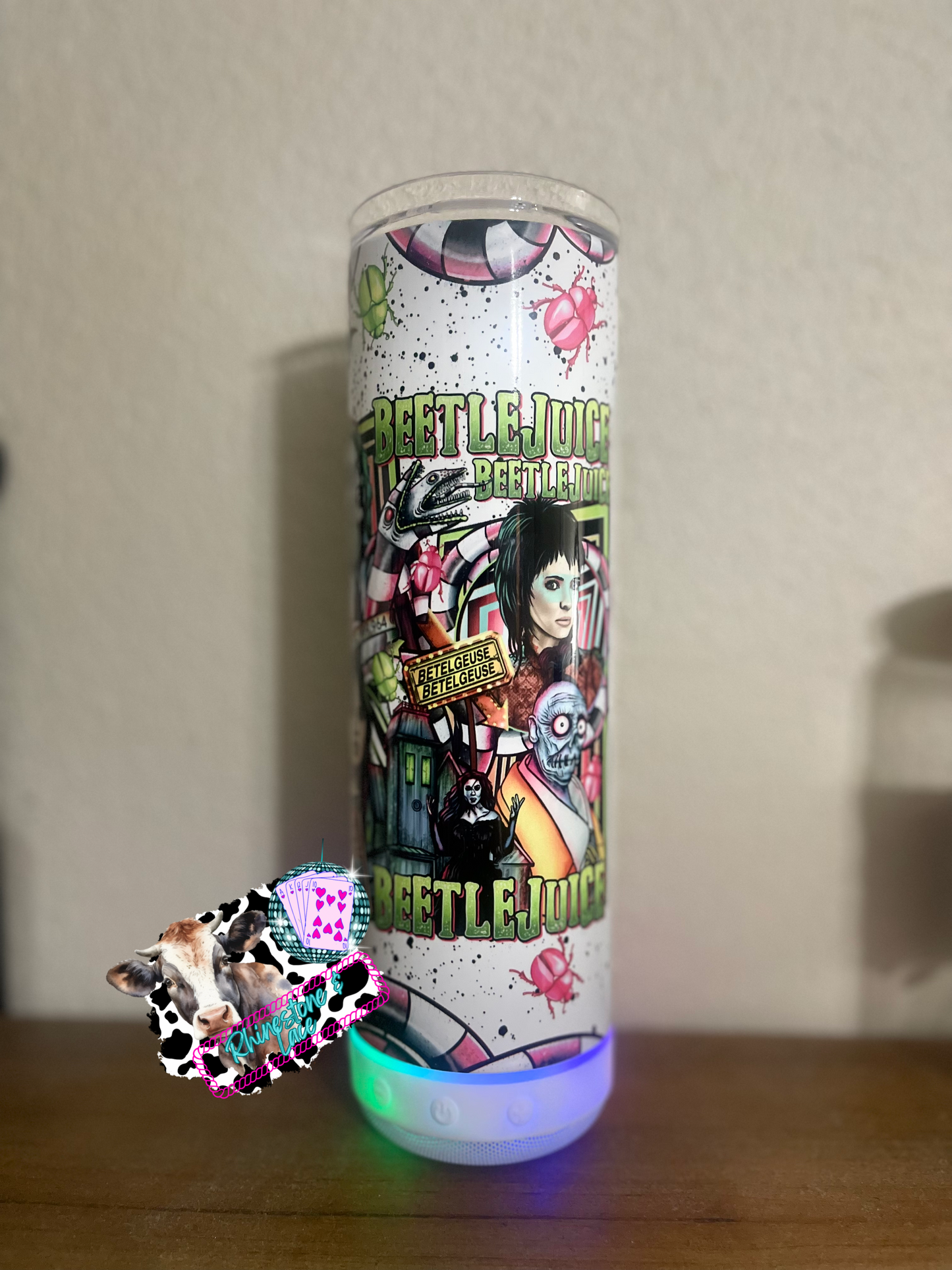 BeetleJuice speaker tumbler