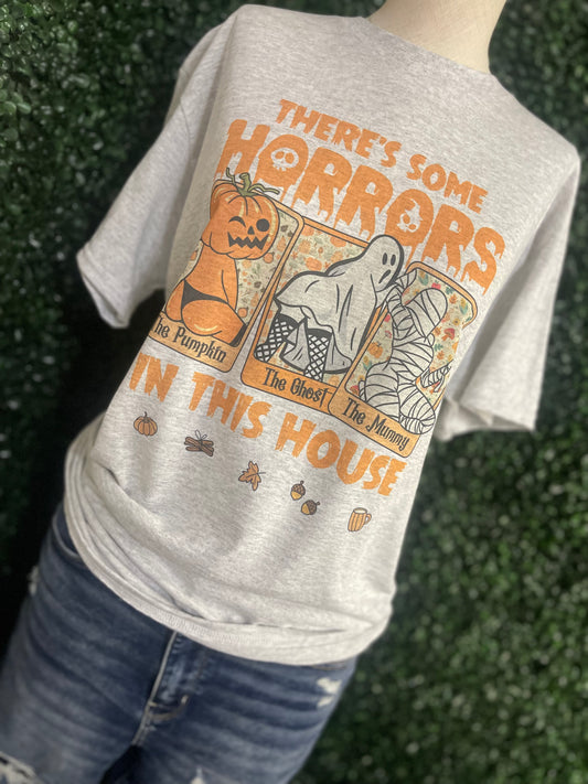 There’s some HORRORS in this house Tee