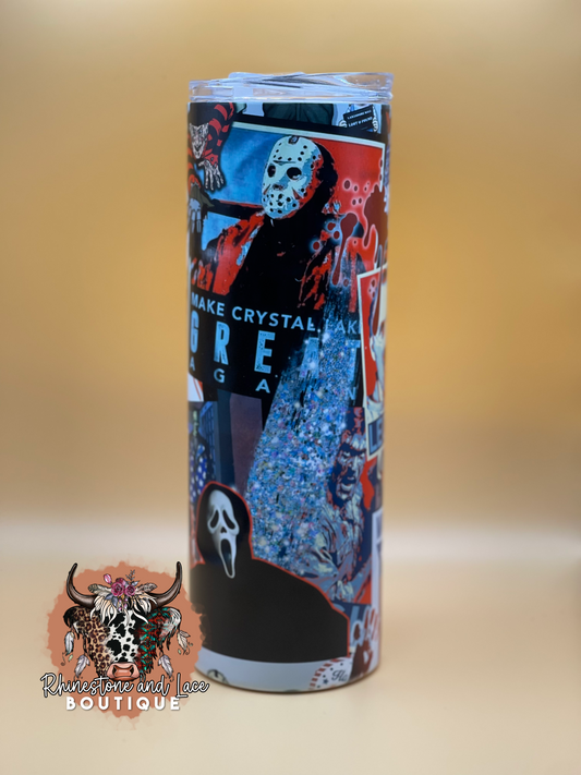 Slasher 4th of July tumbler