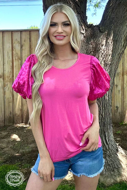 LOUISIANA WOMAN TOP - PINK