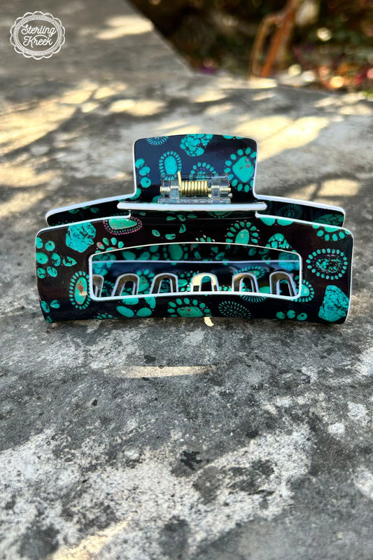 FOREVER IN TURQUOISE HAIR CLIP