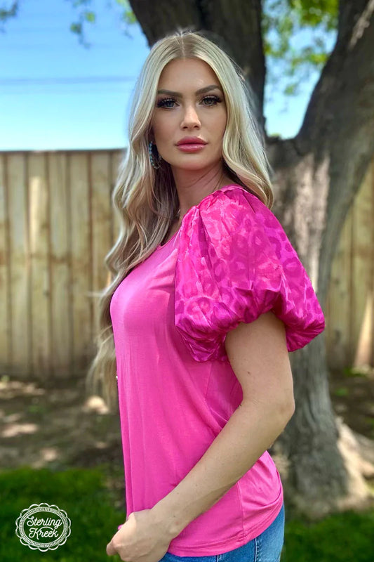 LOUISIANA WOMAN TOP - PINK