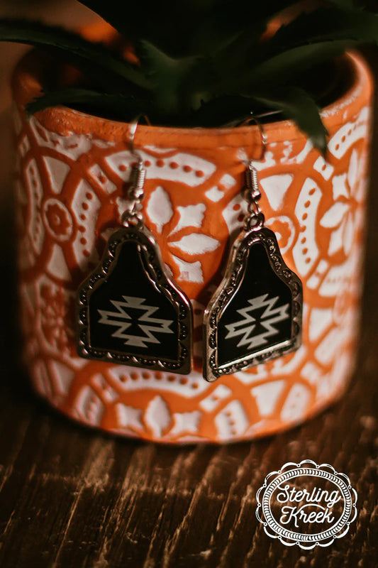 CROW KREEK TAG EARRINGS