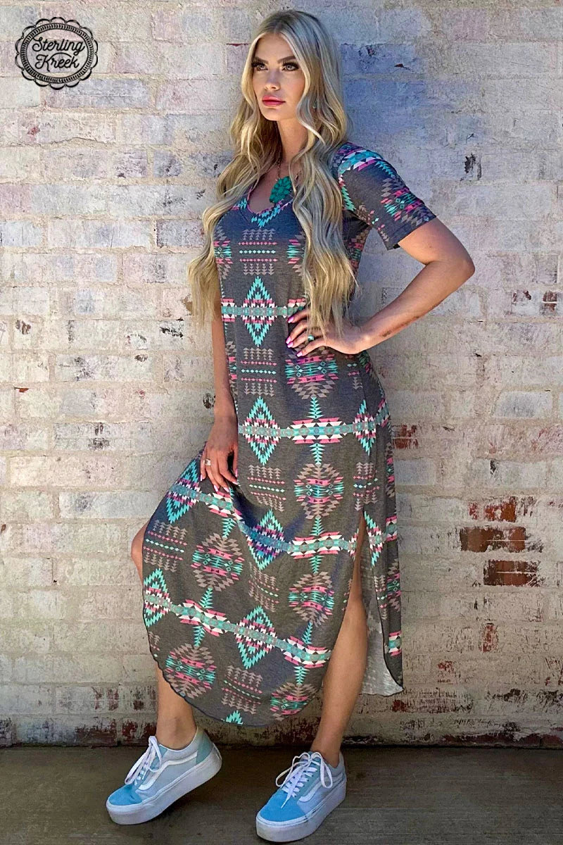 AZTEC HEIGHTS MAXI DRESS