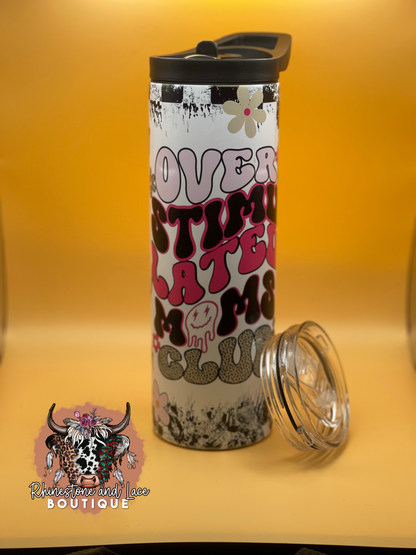 Over stimulated moms club tumbler